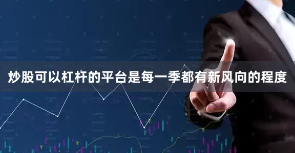炒股可以杠杆的平台是每一季都有新风向的程度